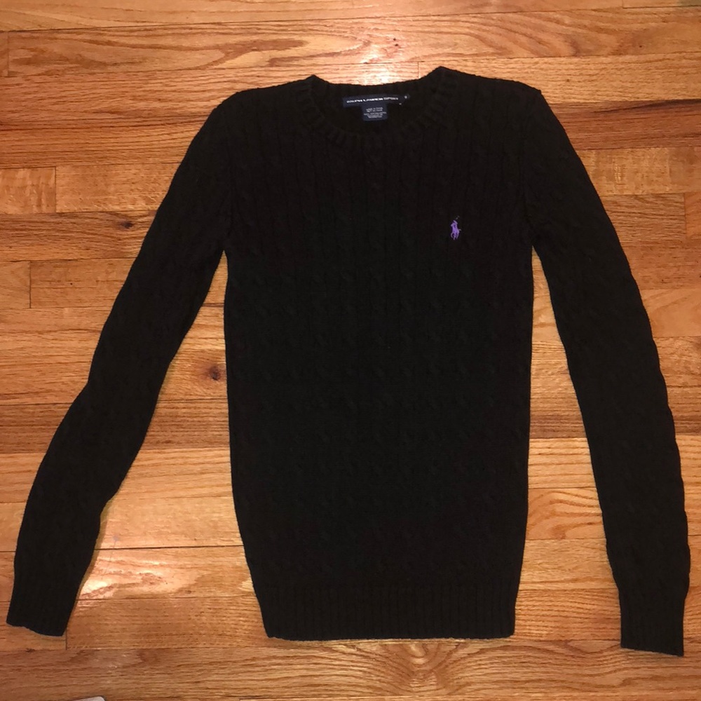 Black Ralph Lauren sport sweater. Women’s